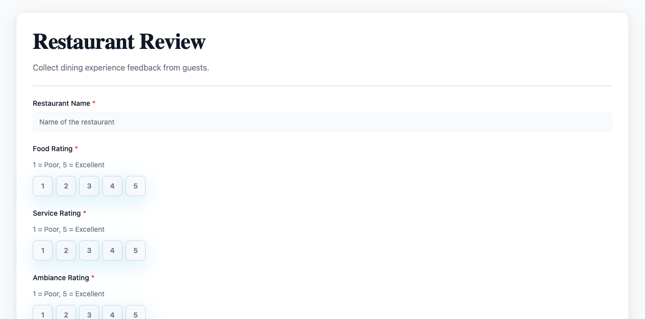 Restaurant Review